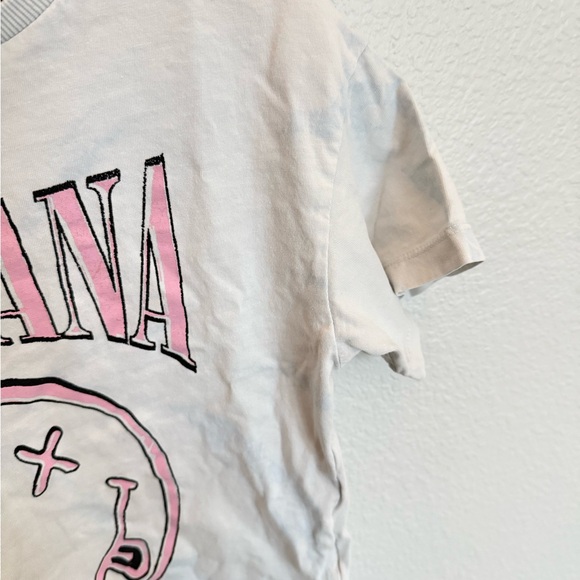 Zara Girls Nirvana Band Concert T-shirt Size 6-7 - Picture 5 of 6
